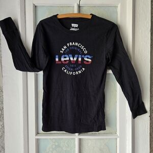 Levi’s Black Logo Long Sleeve Tee Youth L (12–13 Yrs)